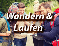 Wandern und Laufen